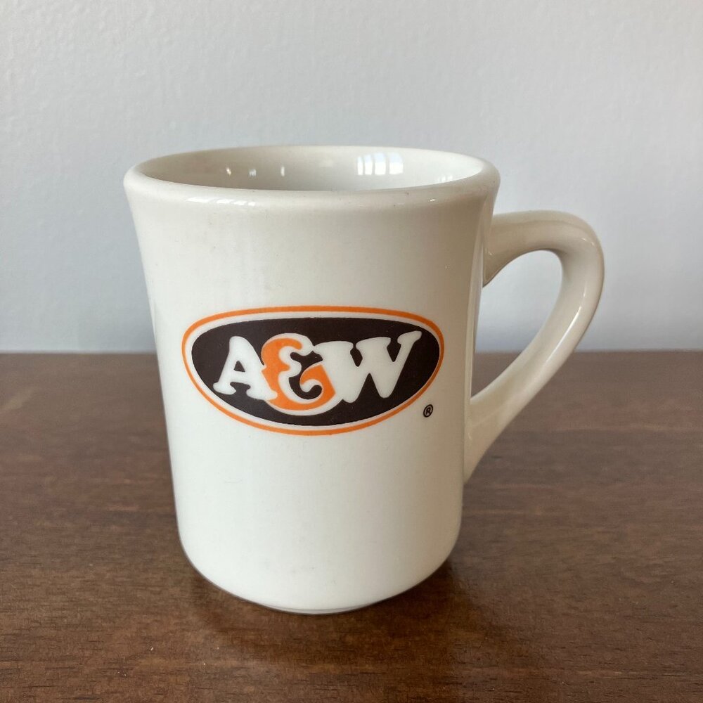 Vintage A&W Logo Restaurant Coffee Mug